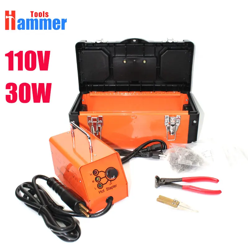 

110v US Hot stapler machine repair kit plastic welder stapler for car repair tools