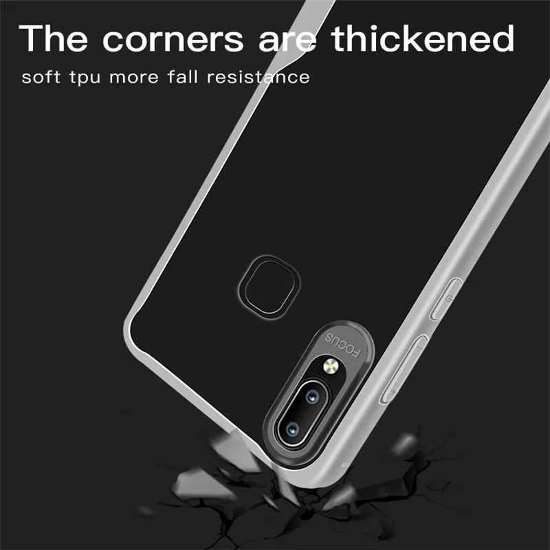 UPaitou Plain Case for VIVO V15 V11 Pro V11i Case Bumper Soft Transparent TPU Silicon Cover For Vivo V15 Pro Case