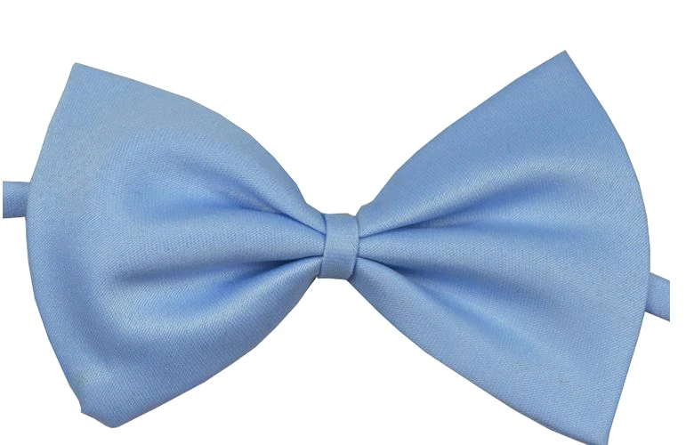 Детский модный галстук-бабочка для смокинга, для девочек, красный и черный, для жениха, жениха, для свадьбы, для вечеринки, цветные одноцветные галстуки-бабочки - Цвет: a14 Light Blue
