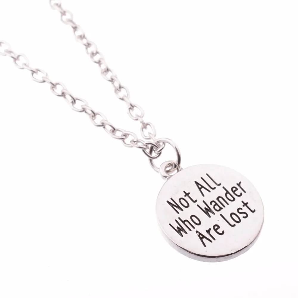 Женская цепочка с подвеской не все кто бродит|necklaces for women|necklace women fashionpendant necklace |