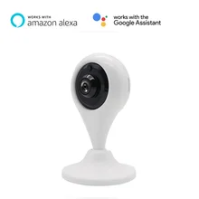 Умная домашняя камера безопасности 1080P Wifi ip-камера с поддержкой Amazon Alexa и Google домашняя система наблюдения с двусторонней звуковой сигнализацией