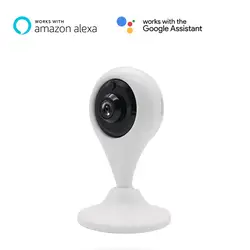 Умная домашняя камера безопасности 1080 P Wifi ip-камера поддержка Amazon Alexa и Google домашняя система видеонаблюдения с двухсторонней звуковой