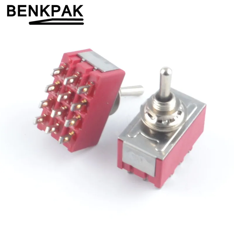 

high quality 12 pins mini toggle switch ON-OFF-ON, mini toggle switch