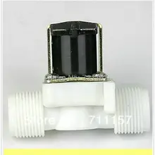 Нормально закрытый с Whorl 1/" BSPP 2 Way Пластиковый Солнечный клапан соленоидной воды 12 V 24 V 220 V для воды воздуха газа