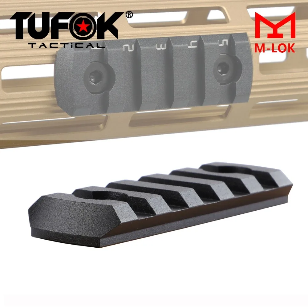 TuFok Mlok Picatinny Weaver рельсовый адаптер низкопрофильный M lok 5 слотов рельсовая секция