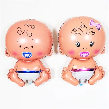 

Lucky 10pcs/lot 76*50cm Angel Baby Balloon Birthday Party Decoration Classic Toys Foil Helium Balloons Baby Shower Ballon YR0005