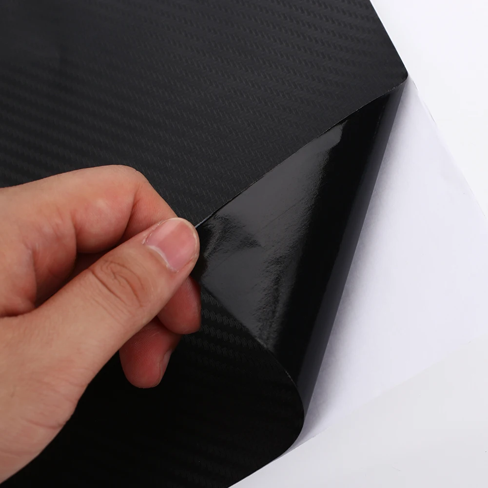 Универсальная прочная 3d пленка из углеродного волокна для ноутбука черная