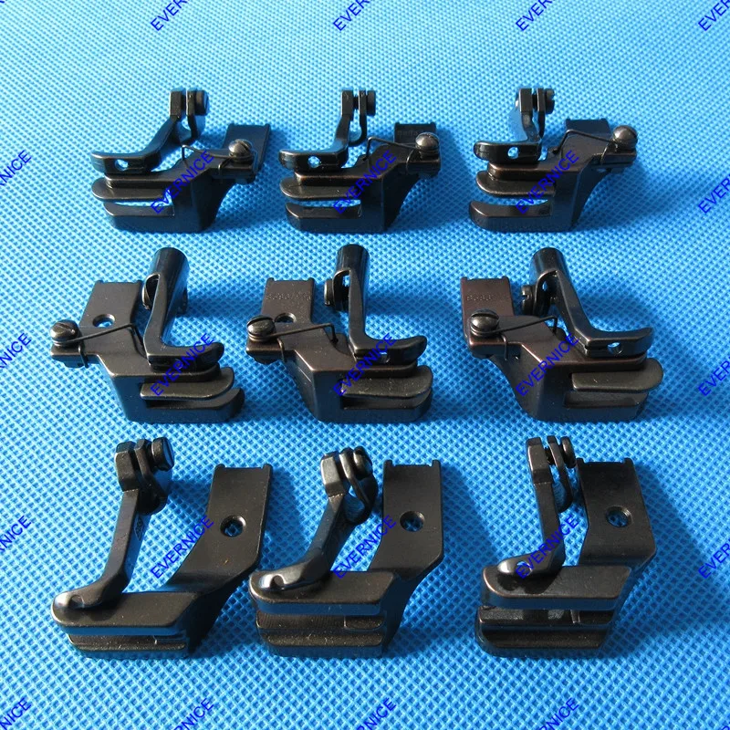 226 225 10 SET PIPING /& WALKING FÜSSE mit R /& L EDGE GUIDE für CONSEW 206RB