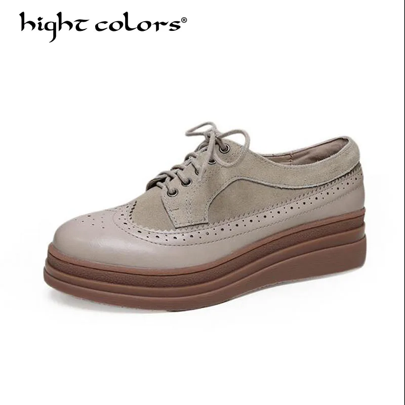 cow platform shoes