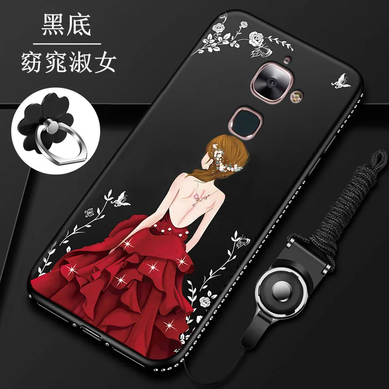 

3 in 1 Fashion Jewelled Wedding Dress Girl Soft Silicone Back Case For Letv Le 2 Pro Le S3 X626 Case Le2 X620 Le eco Le 2 X527