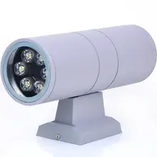 12x2 Вт светодиодный настенный светильник Водонепроницаемый напольный Light Up& Подпушка 2 головки 24 Вт светодиодный светильник настенный ac85-265v 8 шт./лот