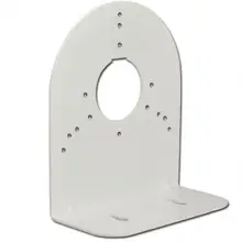 Белый стальной комнатный, уличный, настенный кронштейн для видеонаблюдения купольная камера