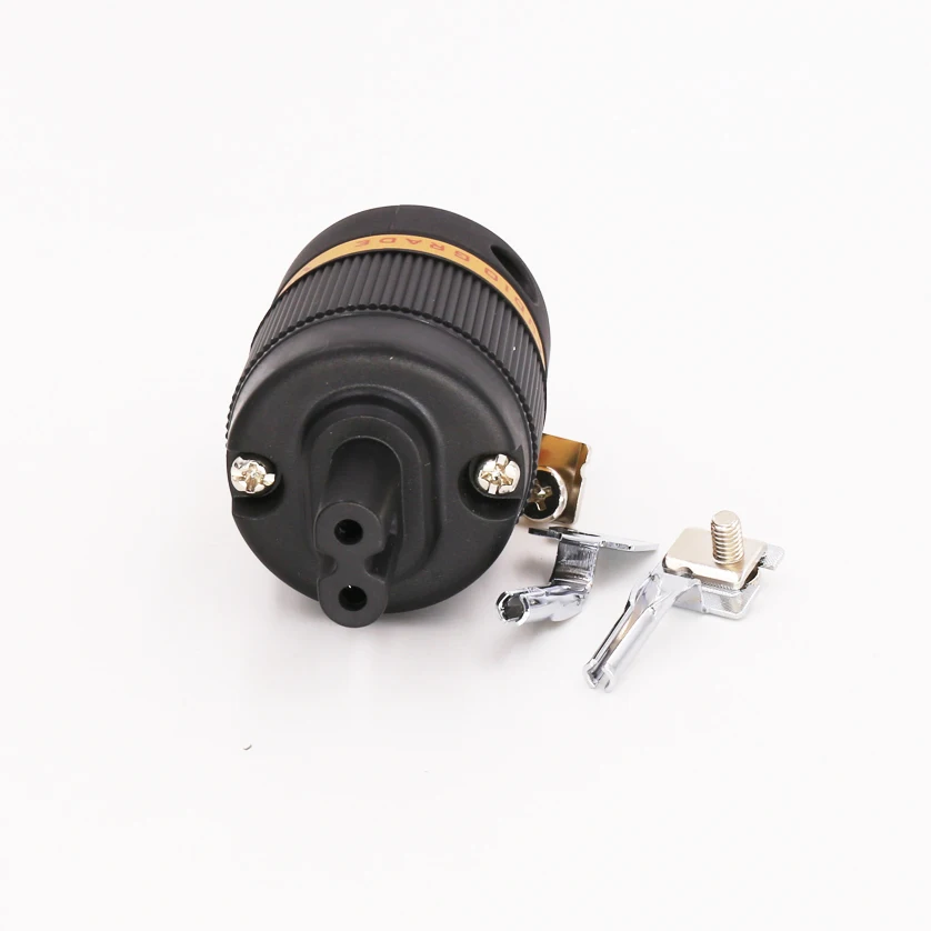 VF508R Audio Pure Copper Rhodium Plated Power Cord Figure 8 IEC C7 Plug HiFi IEC Plug VF508R Audio Pure Copper Rhodium Plated Power Cord Figure 8 IEC C7 Plug HiFi IEC Plug