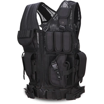 

Outdoor Breathable Tactical Mesh Vest Multi-functional Training Combat Waistcoat CS Paintball Safety Clothing Hunting Equipment
