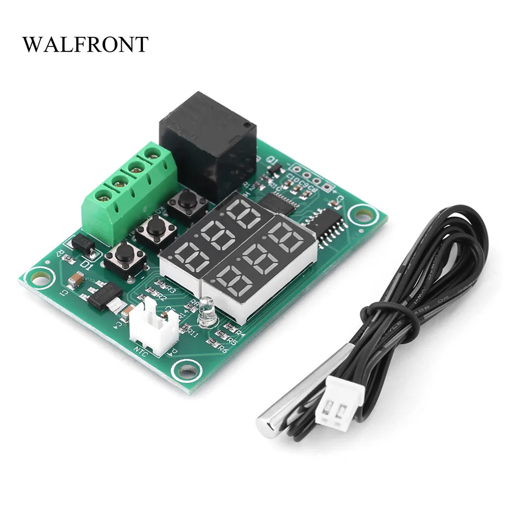 DC 12V LED Digital Temperature Controller Temp Sensor Thermostat Control relay