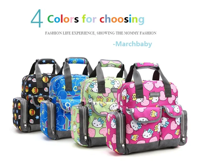 Free Shipping New Large Capacity Multifunctional Mommy Bag Baby New Large Capacity Multifunctional Mommy Bag Baby O Kitty Backpack Ny