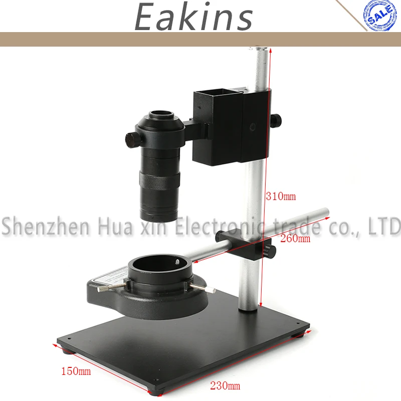 Full Metal Video Microscope Camera Holder Stand Adjustable Microscope