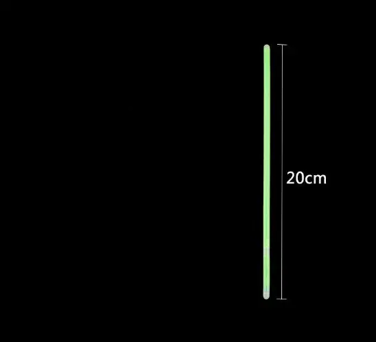 20 см светится в темноте ночной Светильник палочки для рождественской вечеринки и концерта флуоресцентные браслеты светящиеся палочки для свадебной вечеринки YH769