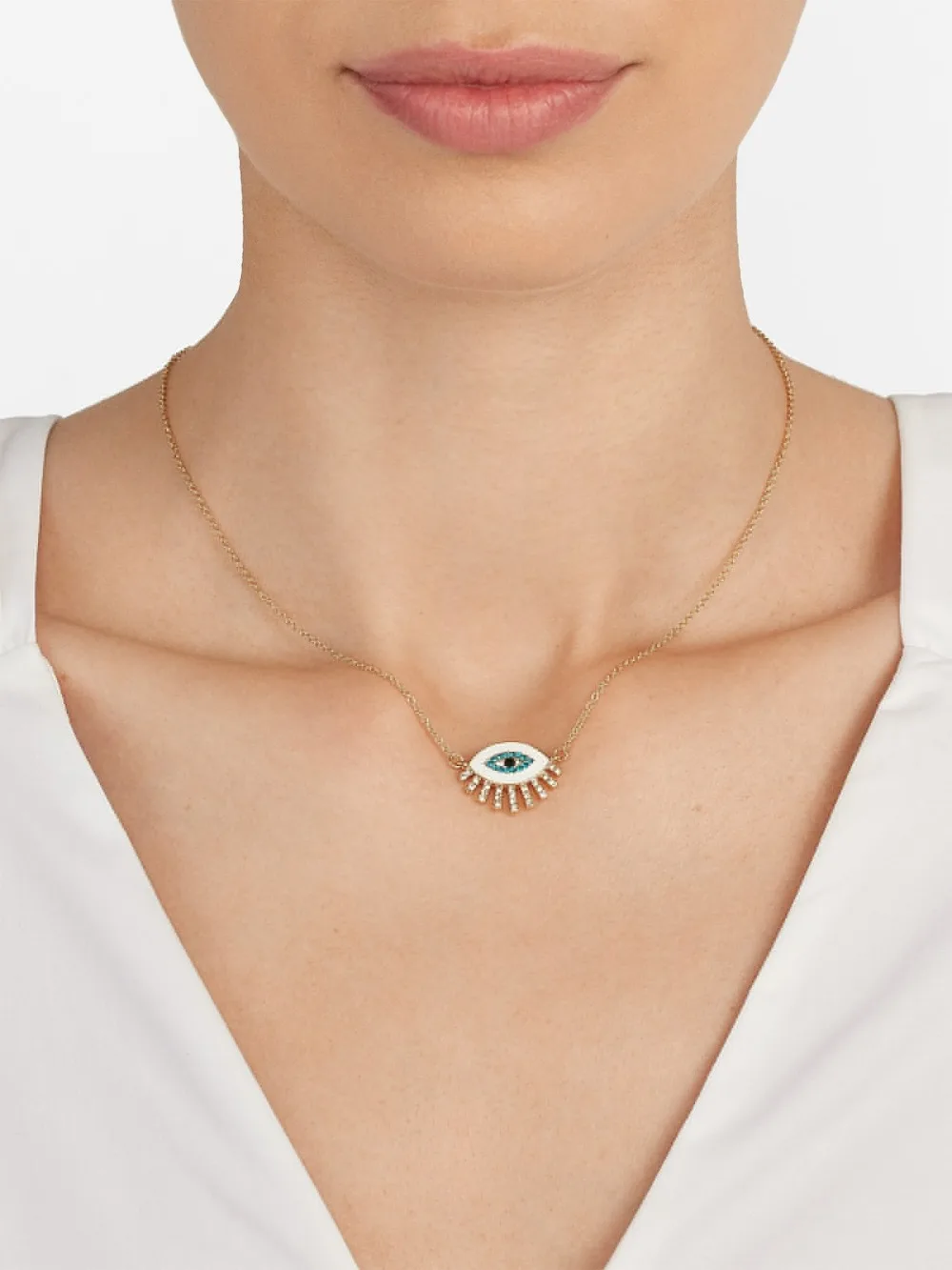 Dvacaman богемное жемчужное ожерелье для женщин Свадебное Сердце глаз украшение для чокера воротник милое представительное ожерелье, ювелирные изделия подарок
