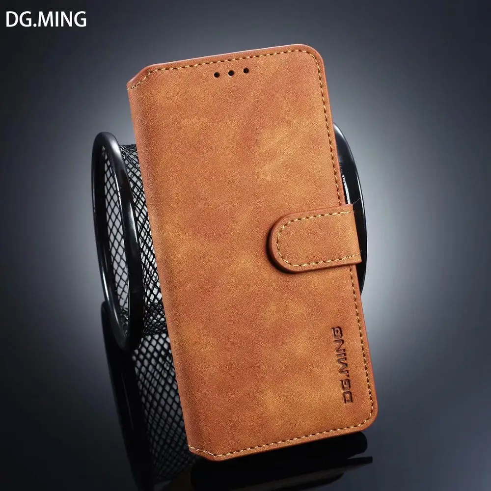 Винтажный Классический чехол кошелек DG.Ming из искусственной кожи для Samsung Galaxy S10 Plus
