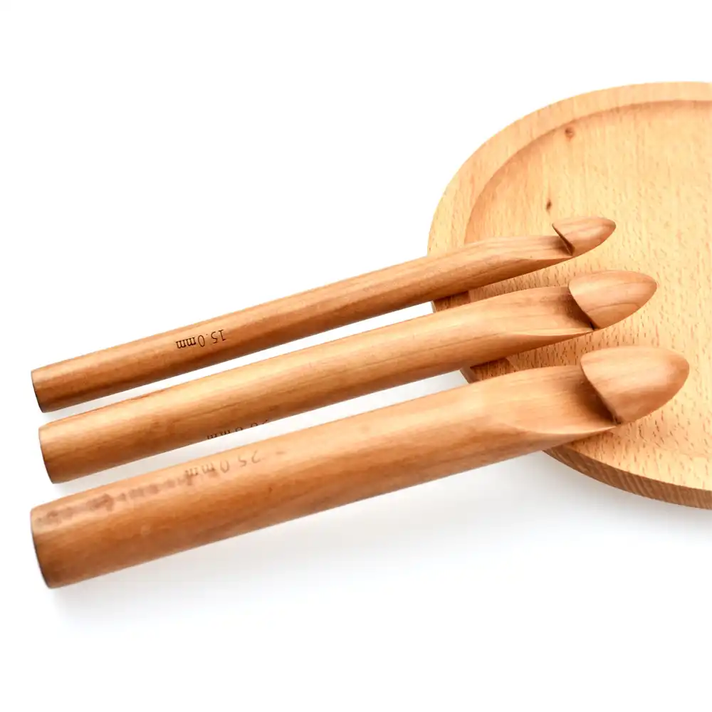 20pcs Bamboo Crochet Hook Knitting Needles Set DIY Sewing Chunky Wool Yarn Tools