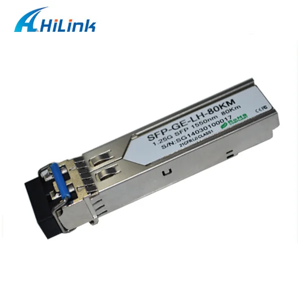 

Free shipping 1.25G SFP 1550nm 80Km ZX dual LC Tranceiver SFP Module