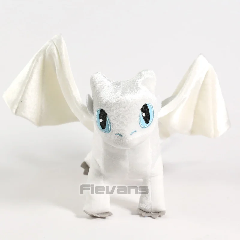 

How to Train Your Dragon 3: The Hidden World Light Fury Plush Toy Soft Stuffed Doll