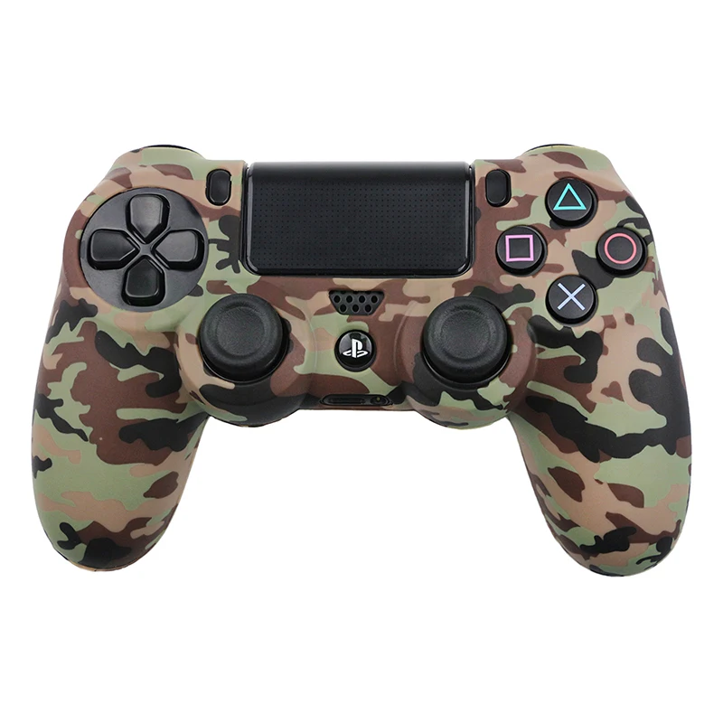 

Wholesale Factory Price Silicone Soft Cover Case For Playstation 4 PS4 Games Controllers Camouflage