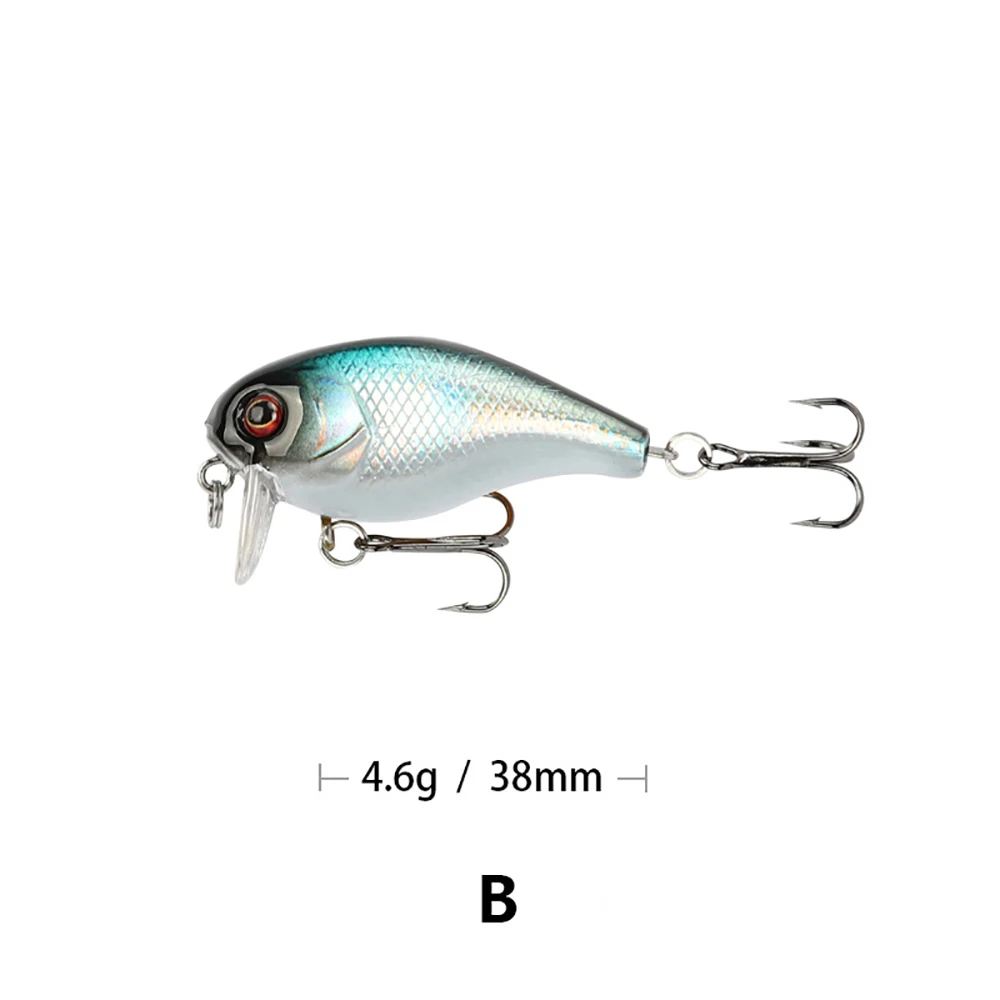 Мизеса 3,8 см 4,6g двенадцать Цвета мини плавающий бионические приманки для рыбной ловли рукоятки жирноват приманка искусственная жесткая приманка Рыбная приманка вобблер - Цвет: B