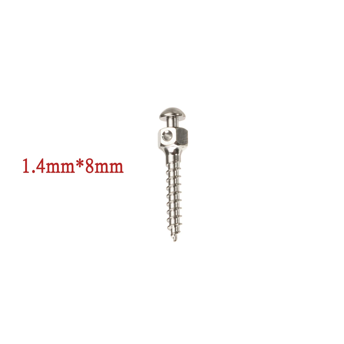 Various specifications Self Drilling Thread Dental Orthodontic Matching Tool Micro Implants Screw Titanium Mini Screw - Color: 1.4mmX8mm