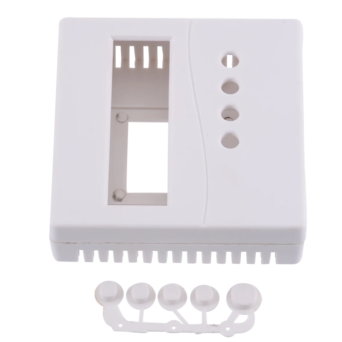 New Plastic Electronic Project Box Enclosure Case for DIY LCD1602 With Button Caps 86x86x26mm
