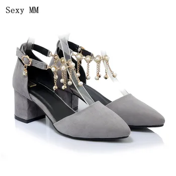 

High Heels D'Orsay Ladies High Heel Shoes Women Pumps Stiletto Woman Party Wedding Shoes Kitten Heels Plus Size 34 - 40 41 42 43