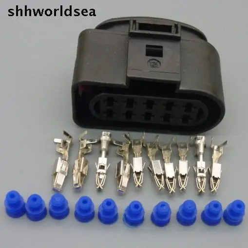 Shhworld 100 комплектов 10 Pin разъем для автомобильных фар VW серии авто
