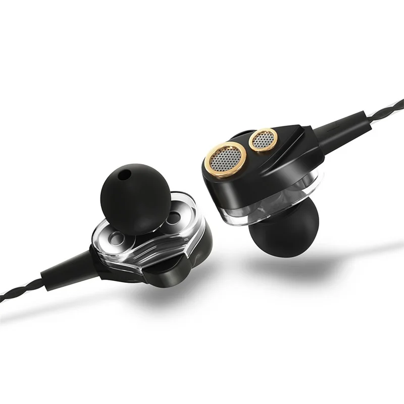 Новые HIFI двойные динамические bluetooth наушники беспроводные стерео с басами и
