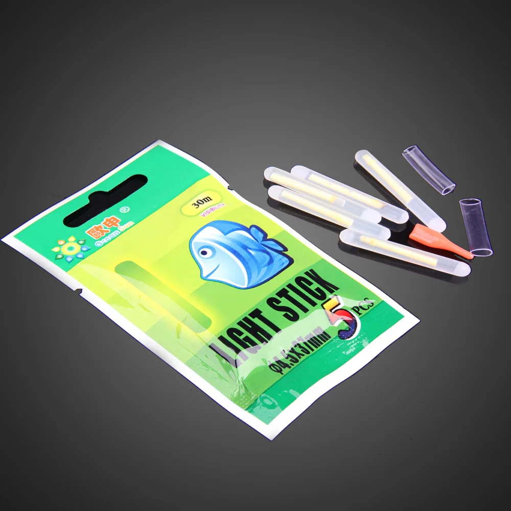 

25Pcs 25mm/37mm Fishing Float Fluorescent Lightstick Light Night Float Rod Lights Dark Glow Stick for Fishing Float Flotadores