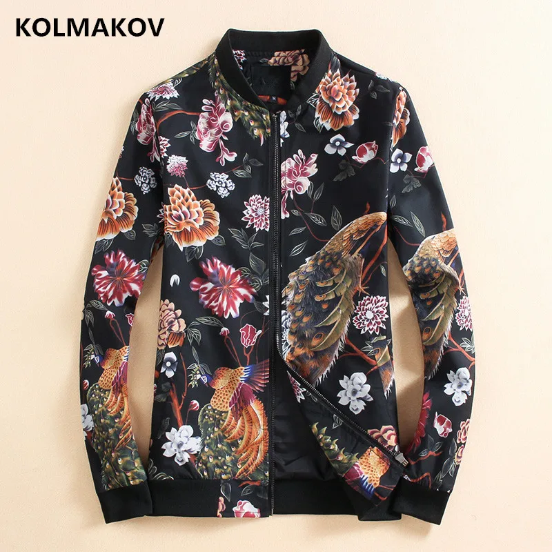 Новое поступление 2019 Брендовые куртки бомберы kolmakoв Мужская Весенняя