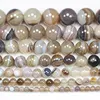 Natural Botswana agates 4-16mm Round Beads 15