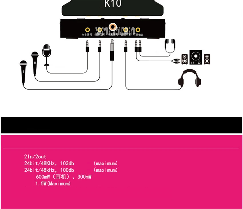 1 шт. K10 внешняя звуковая карта USB AUX Стерео адаптер 2 канала Интерфейс конвертер наушники микрофон для компьютера ноутбука 1,5 W