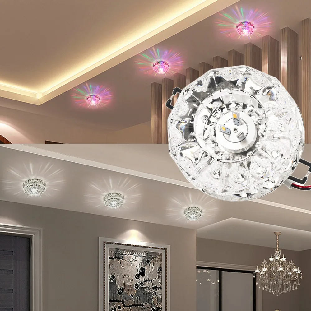 Hohe qualität 3 watt5 watt führte moderne kristall deckenleuchte lampe beleuchtungchina