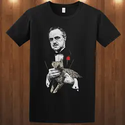 Футболка Godfather Don Vito Corleone Marlon Brando, распродажа, футболка из 100% хлопка, футболка в китайском стиле