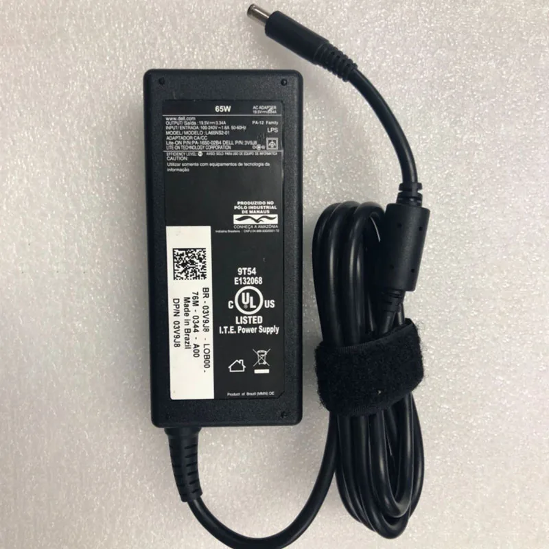 

OEM 65W Charger Laptop Adapter for Dell Inspiron 15 5551 5555 5558 5559 5565 5567 5568 G6J41 74VT4 MGJN9 3V9J8