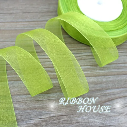 Cinta De Organza Cinta De Regalo Cinta Amarilla Orillo 25mm 50m