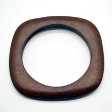 wide deisgn punk style unfinished wood bangle wholesale for men and woman