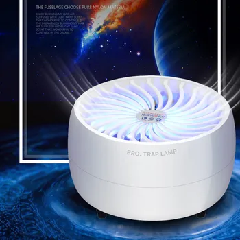 

Behogar Electric Mosquitoes Insect Killer Trap Lamp Pest Repellent USB Powered Photocatalyst Fly Pest Zapper Night Light White