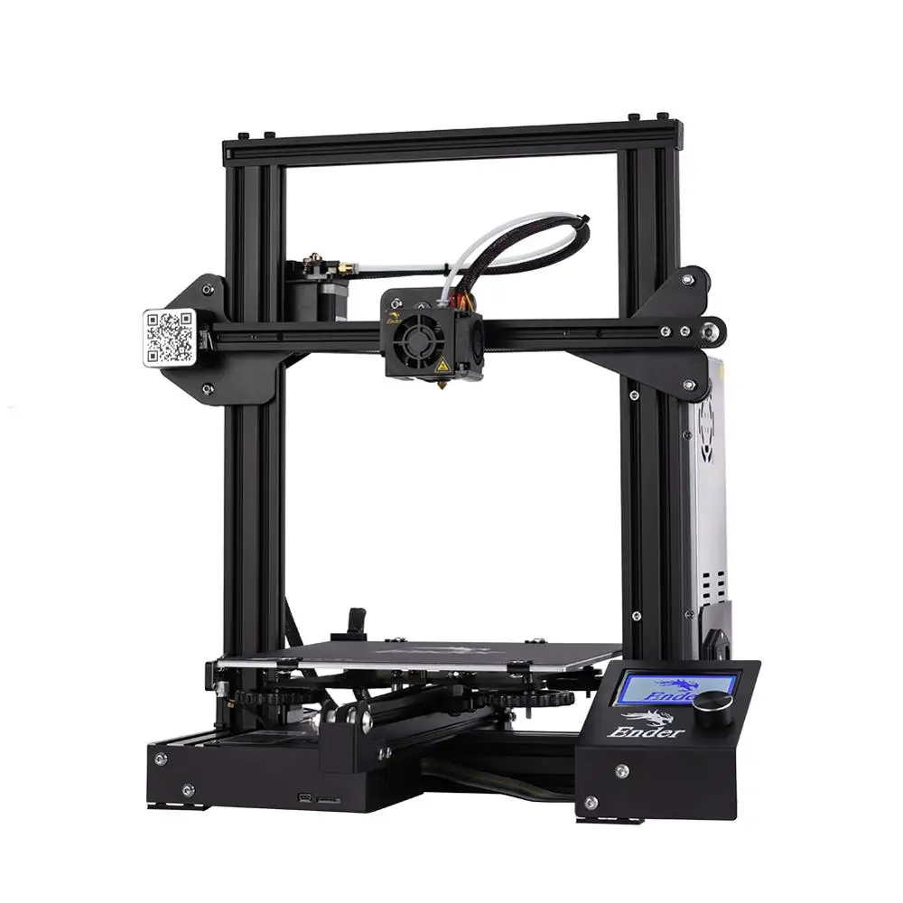 Ender-3 3D принтер DIY набор большой размер печати Prusa принтер 3D Ender 3/Ender-3X продолжением печати мощность 110 Горячая кровать 220*220*250