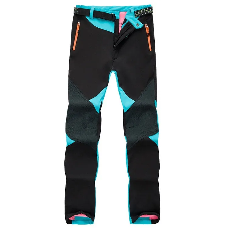 Inverno para Mulheres Esportes ao ar Velo Softshell Calças Térmicas Livre Marca Roupas Caminhadas Trekking Esqui Acampamento Feminino Va095 7 High Quality Esporte e Lazer