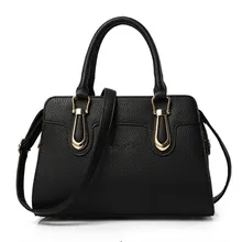 2016 European Fashion Women Business Work Handbag Famous Brand Designer Leather Handbags Ladies Tote Female Single Shoulder Bag