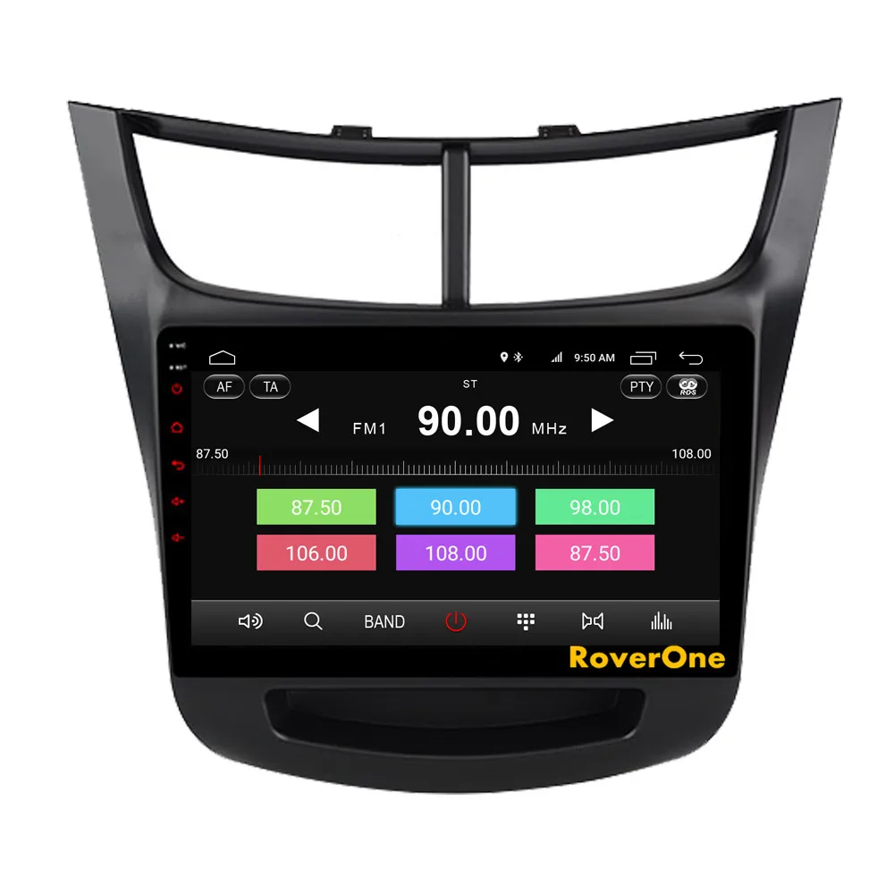 Top RoverOne Android 9.0 Car Multimedia Player For Chevrolet Sail 2015 2016 2017 Autoradio Bluetooth Radio Stereo GPS Navigation DSP 7