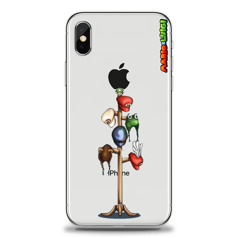 Super mario bros Flexivel Telefone Soft phone silicone TPU Fundas Cover Case Coque Para o iphone 4 5 6 7 8 X plus Xmax XR XS