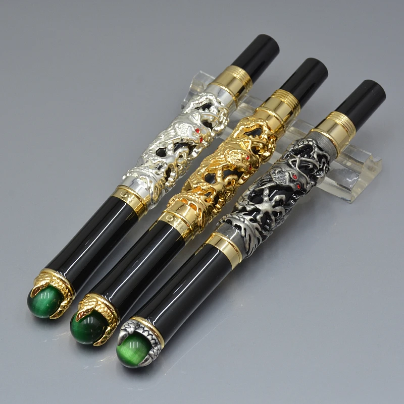 JINHAO изысканный дракон король с играть перламутровый фонтан ручка для школы офиса Канцтовары люксовый бренд благородный пишущий подарок чернильные ручки MB